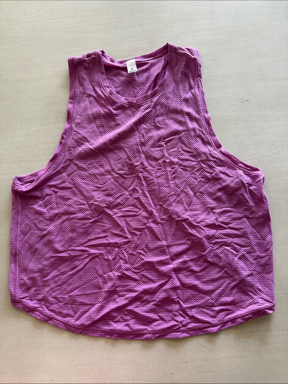 lululemon athletica Magenta Performance Tank Top
